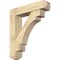 Ekena Millwork Merced Craftsman Rough Sawn Bracket w/ Offset Brace, Douglas Fir, 8"W x 36"D x 40"H BKT0806X36X40MRC04RDF - alternate 1